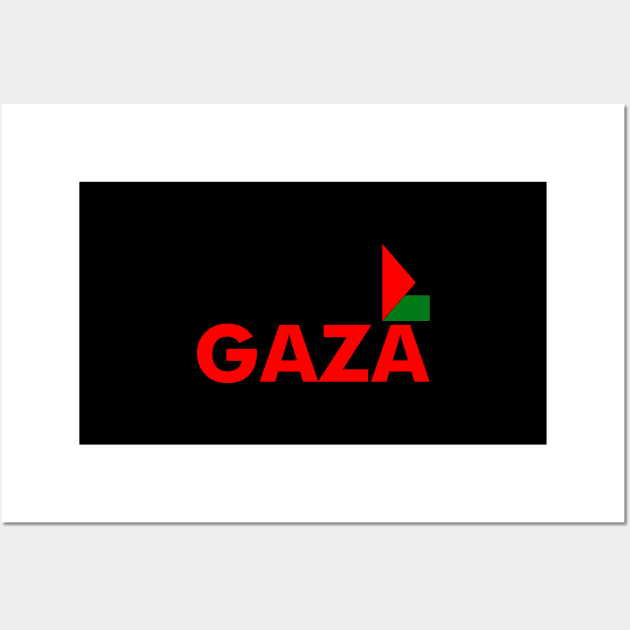 Free Gaza Free Palestine - The Palestinian Flag Wall Art by mangobanana